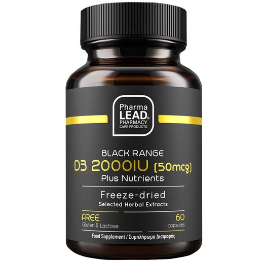 Pharmalead Black Range D3 2000IU (50mcg) 60caps