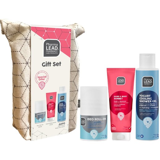 Pharmalead Promo Deo Roll-On 50ml & Hand & Body Sorbet 75ml & Δώρο Yogurt Cooling Shower Gel 100ml & Δώρο Νεσεσέρ 1 Τεμάχιο