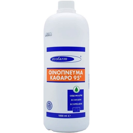 Ecofarm Καθαρό Οινόπνευμα 95° 1000ml 1 Τεμάχιο