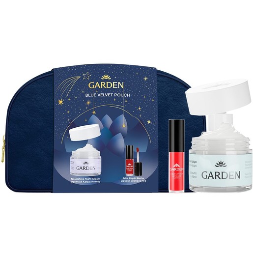 Garden Promo Nourishing Night Cream 50ml & Glorious Red Liquid Lipstick 2ml & Δώρο Νεσεσέρ 1 Τεμάχιο Garden Promo Nourishing Night Cream 50ml & Glorious Red Liquid Lipstick 2ml & Δώρο Νεσεσέρ 1 Τεμάχιο