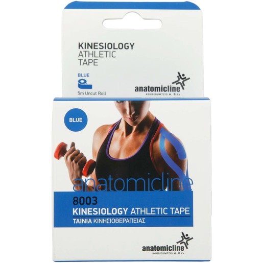 Anatomic Line Kinesiology Athletic Tape 5cm x 5m 1 Τεμάχιο - Μπλε
