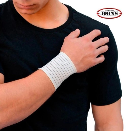 John\'s Wrist Brace Support Κωδ 12500, Beige 1 Τεμάχιο - Medium