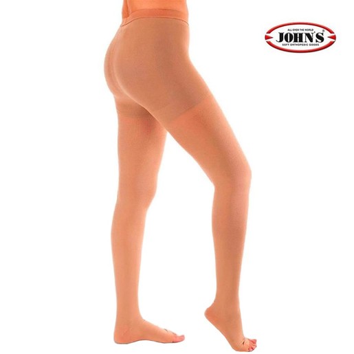 John\'s Graduates Compression Unisex Stockings Class 1 (25-30mmHg) Size 2 Κωδ 2145840, 1 Τεμάχιο - Beige