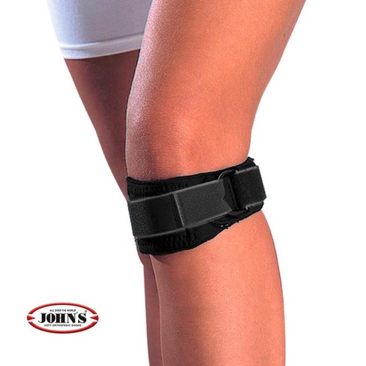 John\'s Neoprene Patella Brace One Size Κωδ 120151 Black 1 Τεμάχιο