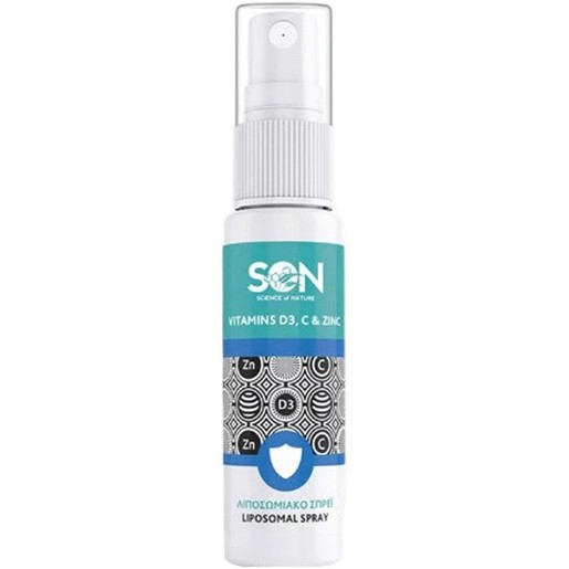 Son Vitamin D3, C & Zinc Liposomal Spray 30ml
