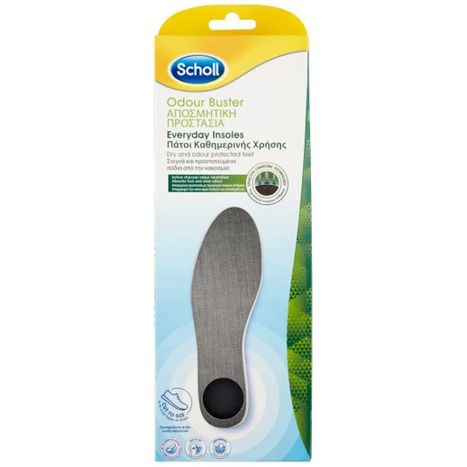 Scholl Odour Buster Everyday Insoles One Size 1 Ζευγάρι