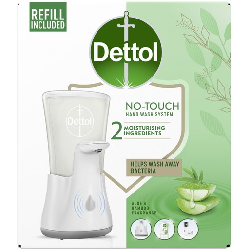 Dettol No-Touch Hand Wash System 1 Τεμάχιο & Replacement 250ml