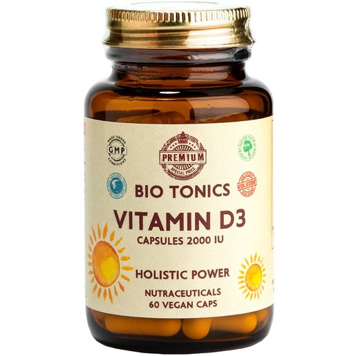 Bio Tonics Vitamin D3 2000IU 60veg.caps Bio Tonics Vitamin D3 2000IU 60veg.caps