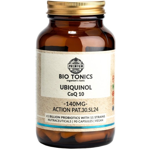 Bio Tonics Ubiquinol CoQ 10, 140mg & Probiotics 90caps