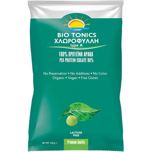 Bio Tonics Pea Protein Isolate 90% Chlorophyll Type A 100g