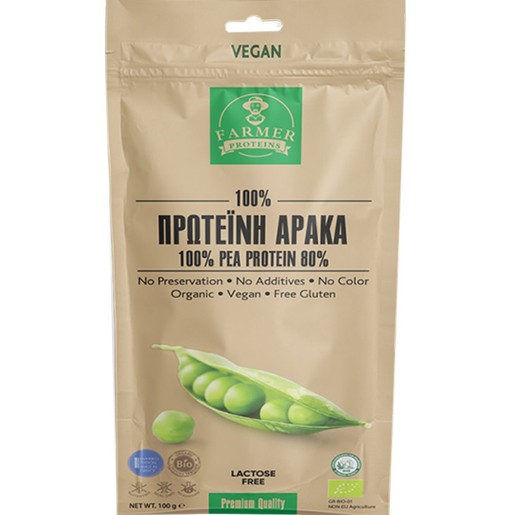 Farmer Proteins Pea Protein Isolate 80% 100g