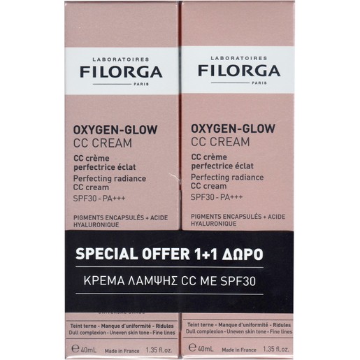 Filorga Promo Oxygen-Glow Perfecting Radiance CC Cream Spf30, 80ml (2x40ml) Filorga Promo Oxygen-Glow Perfecting Radiance CC Cream Spf30, 80ml (2x40ml)