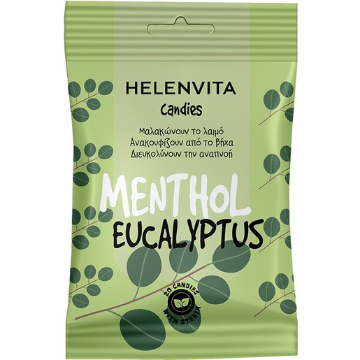 Helenvita Menthol & Eucalyptus Sore Throat & Cough Candies 20 Τεμάχια