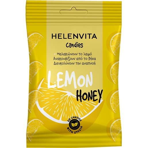 Helenvita Lemon & Honey Sore Throat & Cough Candies 20 Τεμάχια