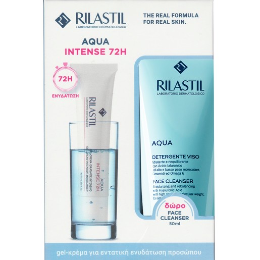 Rilastil Promo Aqua 72H Intensive Moisturizer Gel Cream 40ml & Δώρο Face Cleanser 50ml Rilastil Promo Aqua 72H Intensive Moisturizer Gel Cream 40ml & Δώρο Face Cleanser 50ml