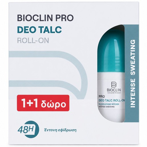 Bioclin Promo Pro Deo Talc Roll-on 100ml (2x50ml)