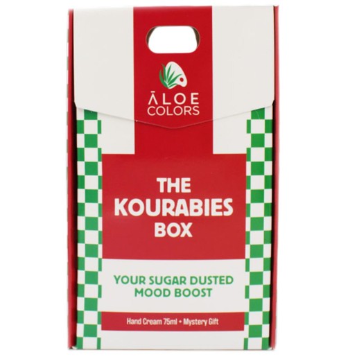 Aloe Colors Promo The Kourabies Box Your Sugar Dusted Mood Boost Hand Cream 75ml & Δώρο Mystery Gift