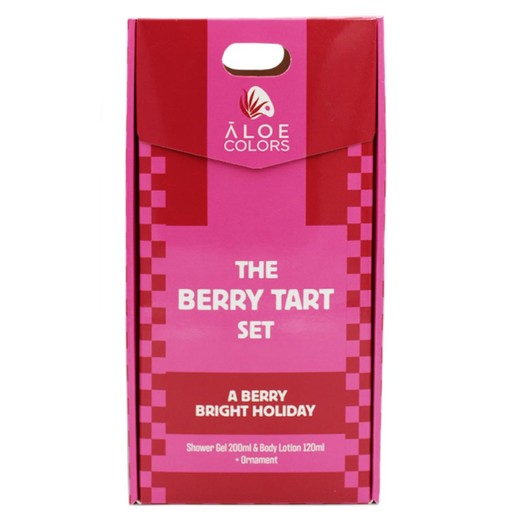 Aloe Colors Promo The Berry Tart Set Shower Gel 200ml & Body Lotion 120ml & Δώρο Christmas Ornament