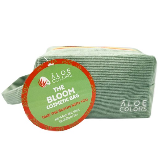 Aloe Colors Promo The Bloom Cosmetic Bag Hair & Body Mist 100ml & Lip Oil Charm 5ml & Δώρο Νεσεσέρ 1 Τεμάχιο