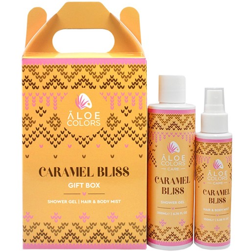 Aloe Colors Promo Caramel Bliss Shower Gel 200ml & Hair & Body Mist 100ml