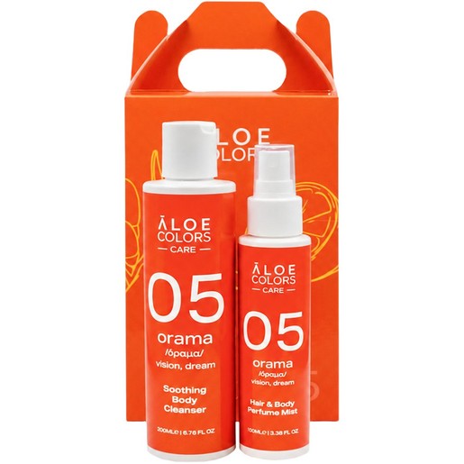 Aloe Colors Promo Orama Soothing Body Cleanser 200ml & Hair & Body Perfume Mist 100ml