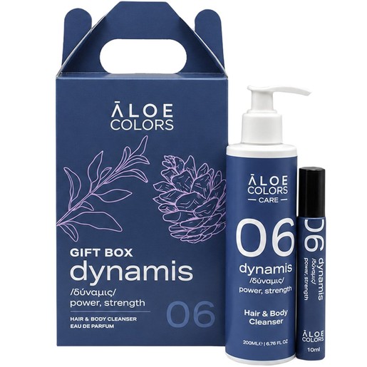 Aloe Colors Promo Dynamis Hair & Body Cleanser 200ml & Eau De Parfum 10ml