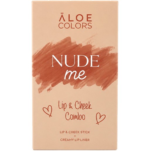 Aloe Colors Promo Creamy Lip Liner Honey Drip - 1 Τεμάχιο & Lip & Cheeck Stick Soft Peach - 5.9g