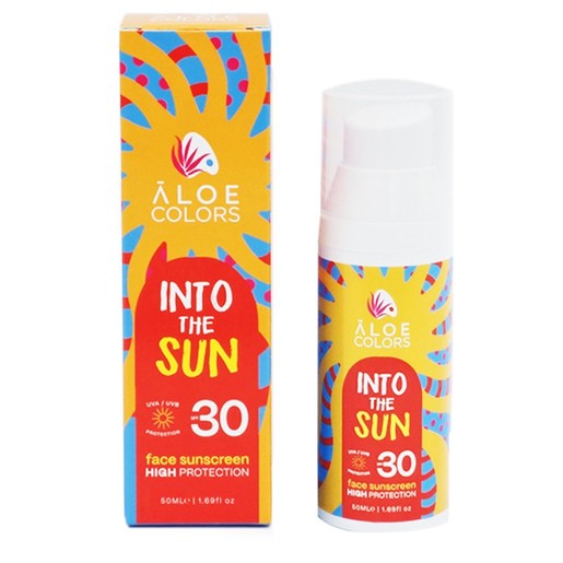 Aloe Colors Into the Sun Face Sunscreen Spf30, 50ml Aloe Colors Into the Sun Face Sunscreen Spf30, 50ml