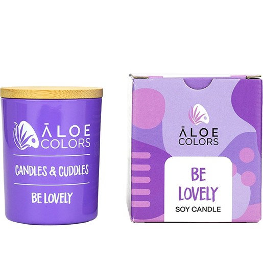 Aloe Colors Be Lovely Scented Soy Candle 150g