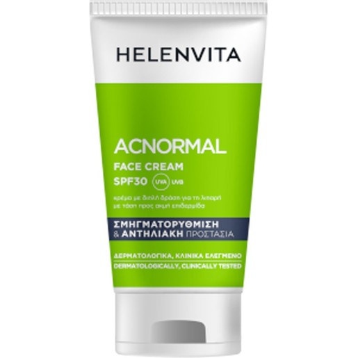 Helenvita Acnormal Face Cream Spf30, 50ml Helenvita Acnormal Face Cream Spf30, 50ml