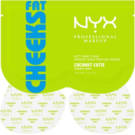Nyx Professional Makeup Fat Cheeks Coconut Cutie Butt Sheet Mask 40g