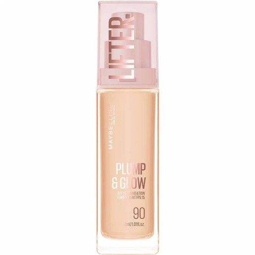 Maybelline Lifter Plump & Glow Spf15 Foundation 30ml - 90