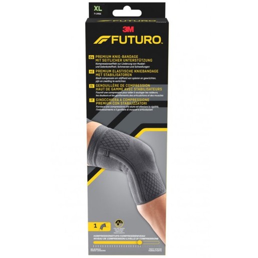3M Futuro Premium Compression Knee Sleeve with Stabilizers Κωδ 49003, 1 Τεμάχιο - XL