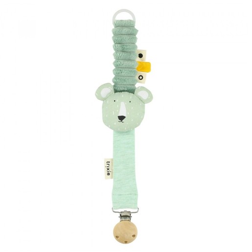 Trixie Pacifier Clip Κωδ 77803, 1 Τεμάχιο - Mr. Polar Bear Trixie Pacifier Clip Κωδ 77803, 1 Τεμάχιο - Mr. Polar Bear