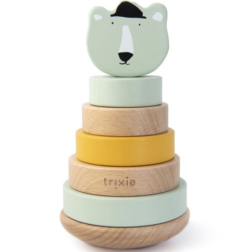 Trixie Wooden Stacking Toy Κωδ 77512, 1 Τεμάχιο - Mr. Polar Bear