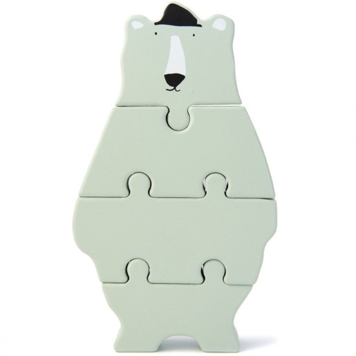 Trixie Wooden Body Puzzle Κωδ 77508, 1 Τεμάχιο - Mr. Polar Bear