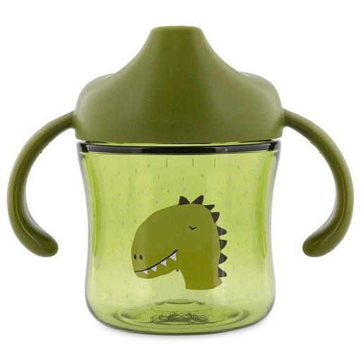 Trixie Sippy Cup With Handles 4m+ Mr. Dino 200ml - Πράσινο