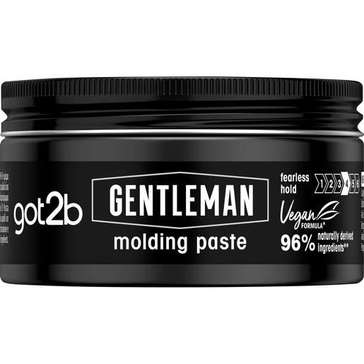 Schwarzkopf Got2b Gentleman Molding Paste Natural Finish Holding Level 4, 100ml