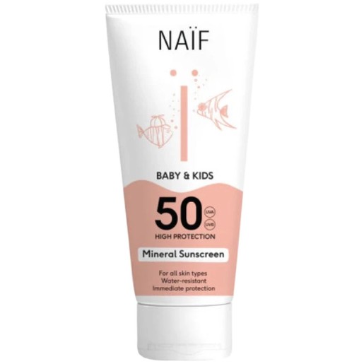 Naif Baby & Kids Mineral Sunscreen Spf50, 100ml