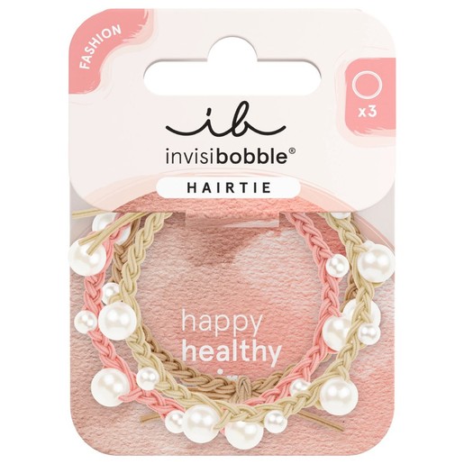 Invisibobble Hairtie Princess Pearl 3 Τεμάχια