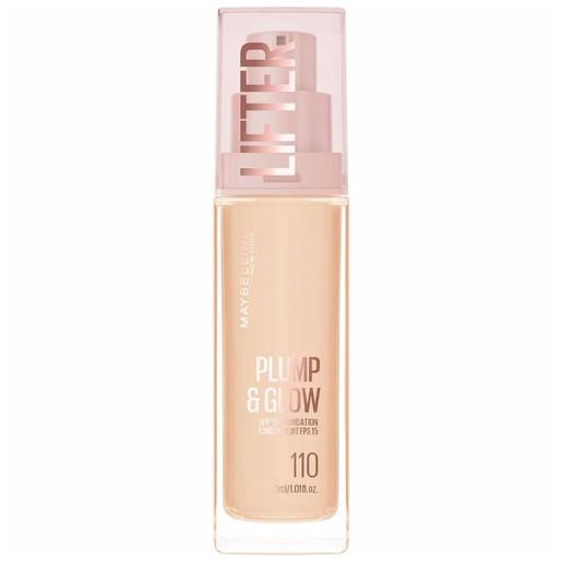 Maybelline Lifter Plump & Glow Spf15 Foundation 30ml - 110