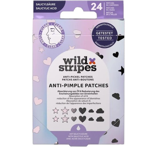 Wild Stripes Clear Anti-Pimple Patches 24 Τεμάχια