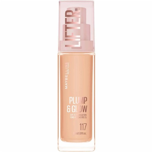 Maybelline Lifter Plump & Glow Spf15 Foundation 30ml - 117