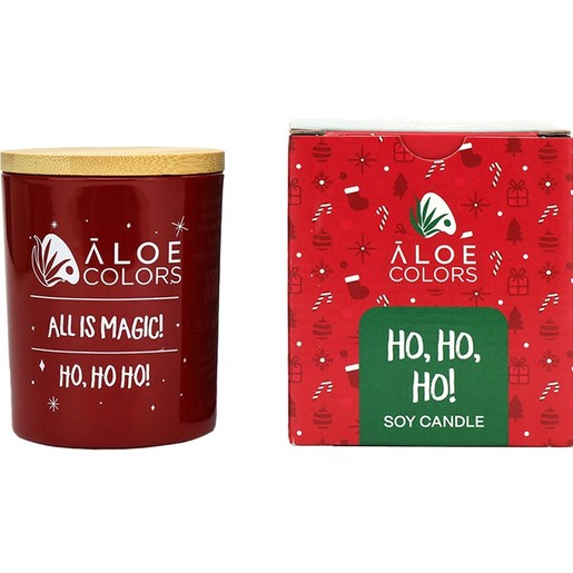 Aloe Colors Ho Ho Ho Scented Soy Candle 150g