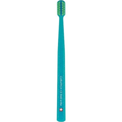 Curaprox CS 5460 Ortho Ultra Soft Toothbrush Πετρόλ - Λαχανί 1 Τεμάχιο