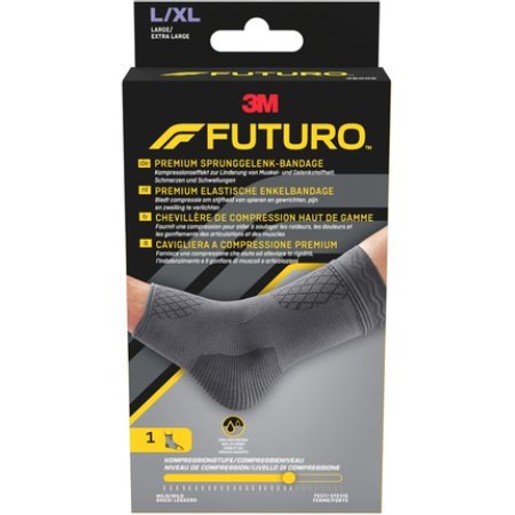 3M Futuro Premium Compression Ankle Sleeve Κωδ 49005, 1 Τεμάχιο - L/XL