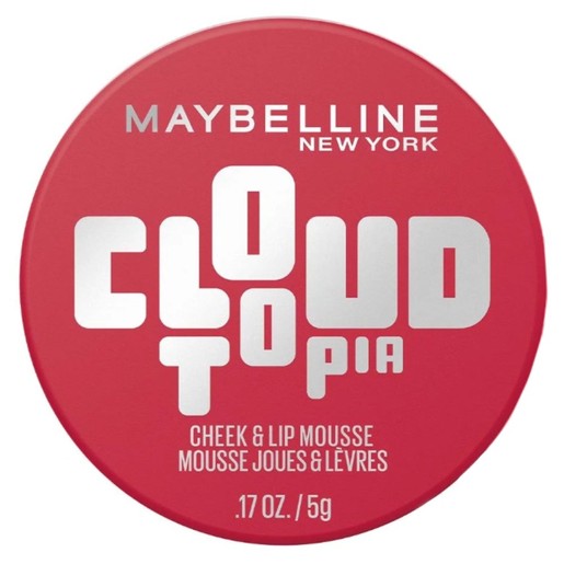Maybelline Cloudtopia Cheek & Lip Mousse 5g - 02 Etheral Rouge
