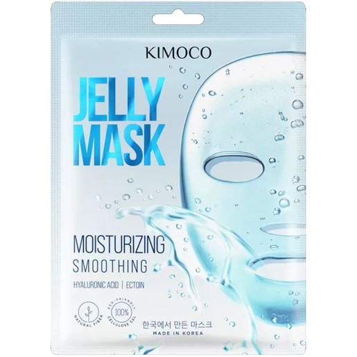 Kimoco Moisturizing Smoothing Hyaluronic Acid & Ectoin Sheet-Jelly Mask 23ml