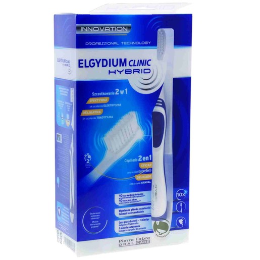 Elgydium Clinic Hybrid Ηλεκτρική Οδοντόβουρτσα για Ευαίσθητα Ούλα 1 Τεμάχιο Elgydium Clinic Hybrid Ηλεκτρική Οδοντόβουρτσα για Ευαίσθητα Ούλα 1 Τεμάχιο
