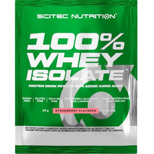 Scitec Nutrition 100% Whey Isolate Protein 25g - Strawberry